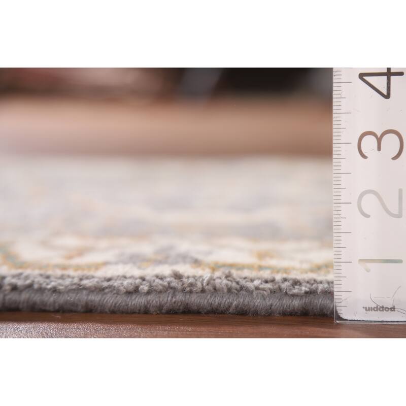 Gray Oushak Oriental Foyer Area Rug Handmade Wool Carpet - 2'0"x 3'0"