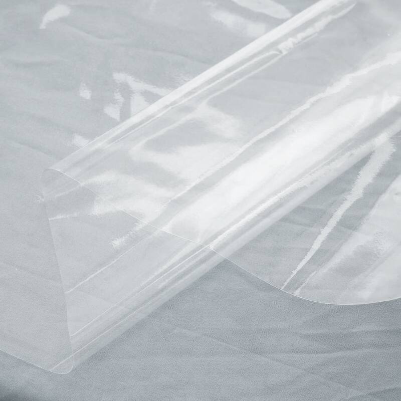 Premium Transparent Clear Plastic Tablecloth Protector for Dining Room Table
