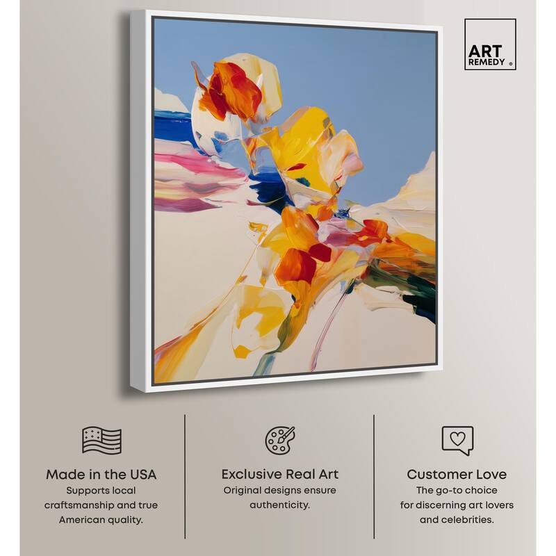 Flippant Bloom II Canvas by Art Remedy