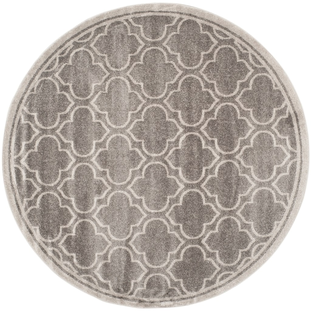 SAFAVIEH Amherst Lyda Modern Rug - Grey/Light Grey - 5' Round