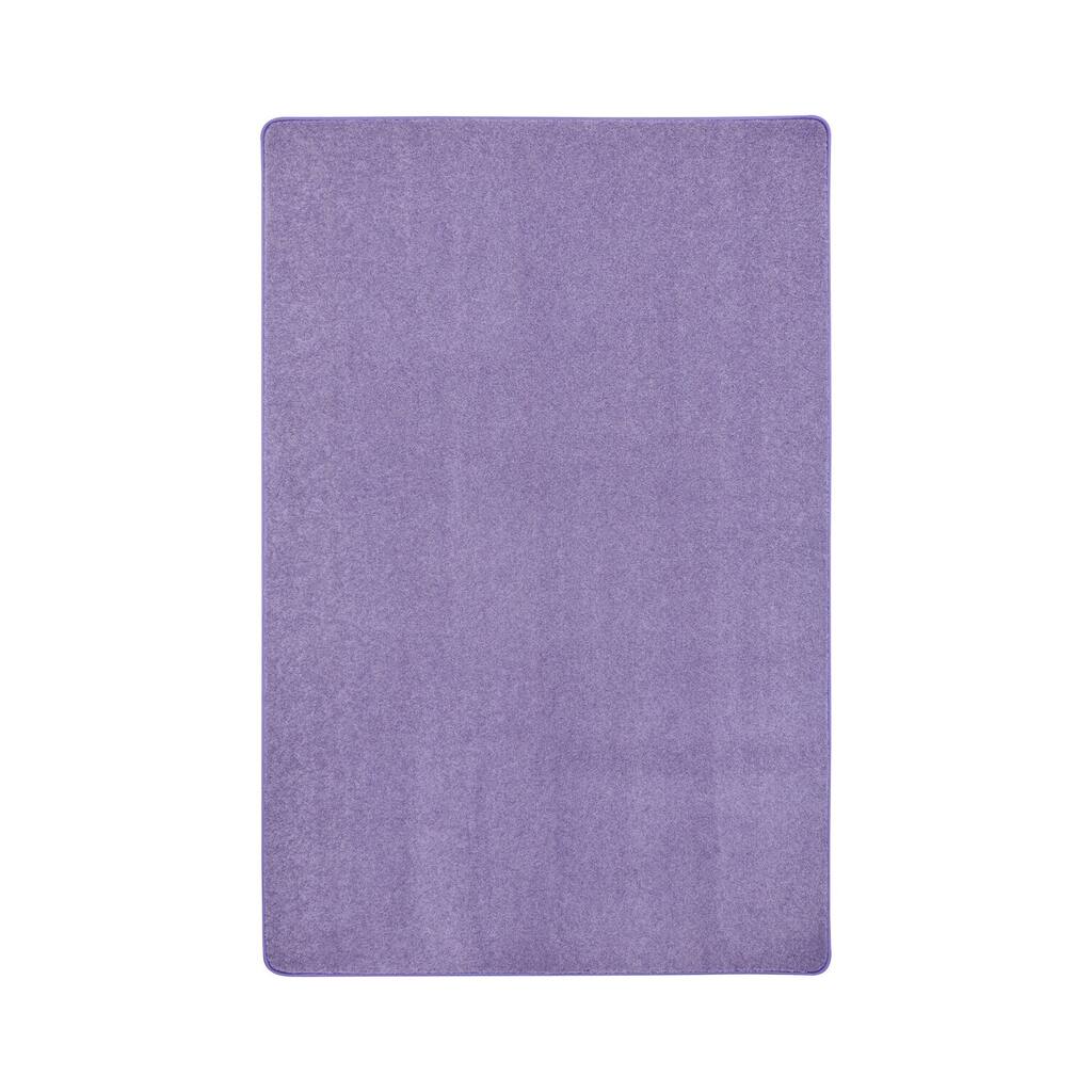 2'x7' area rug in Very Violet - durable soft decorative rug for home, living room & bedroom - 7' x 7' Round
