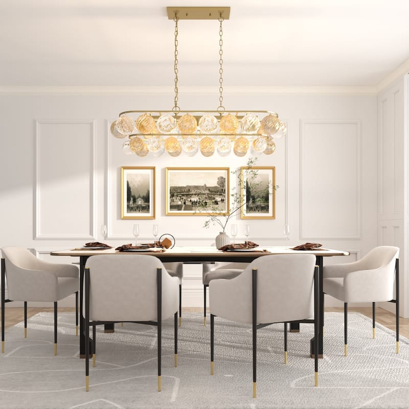 Acroma 5 - Light Dimmable Bubble Dining Room Chandelier