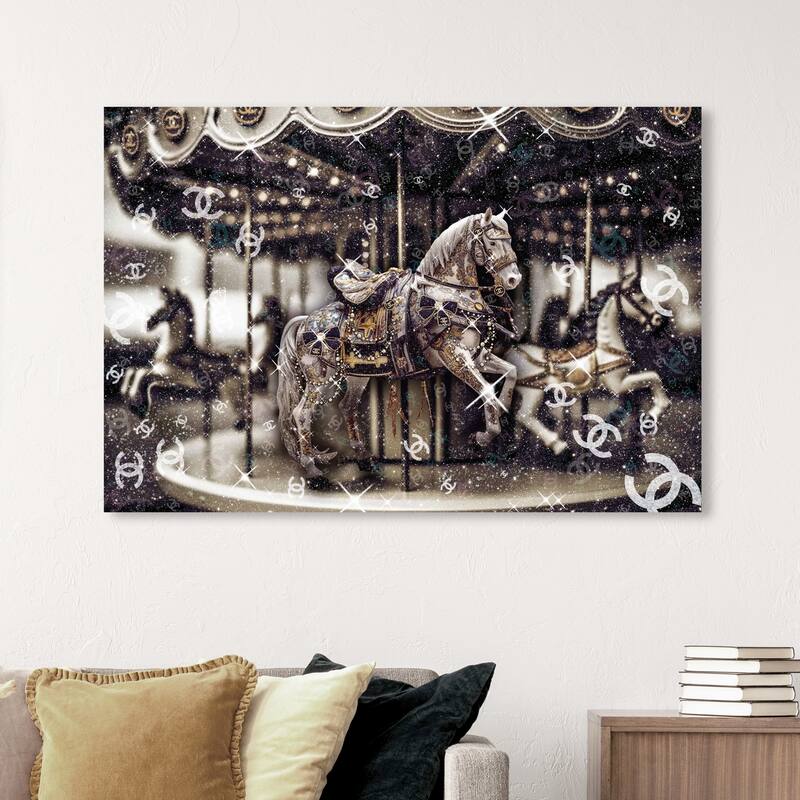 Wynwood Studio Fashion and Glam Glam Fair White and Wall Art Canvas Print - 36 x 54