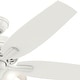 preview thumbnail 4 of 17, Hunter 52" Newsome Ceiling Fan with 3-Light LED Light Kit and Pull Chain - Traditional