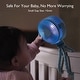 preview thumbnail 8 of 6, USB Rechargeable Handheld Cooling Fan for Travel - No Size