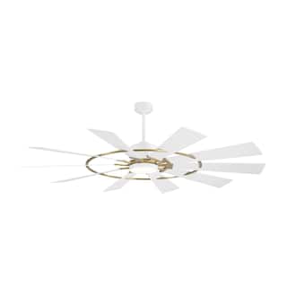 MLiAN Ceiling Fan with Lights Remote Control 6-Speed DC