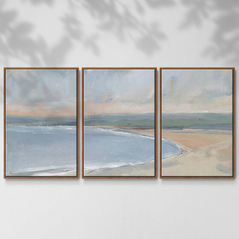Coastal Study II - Multi Piece Framed Canvas