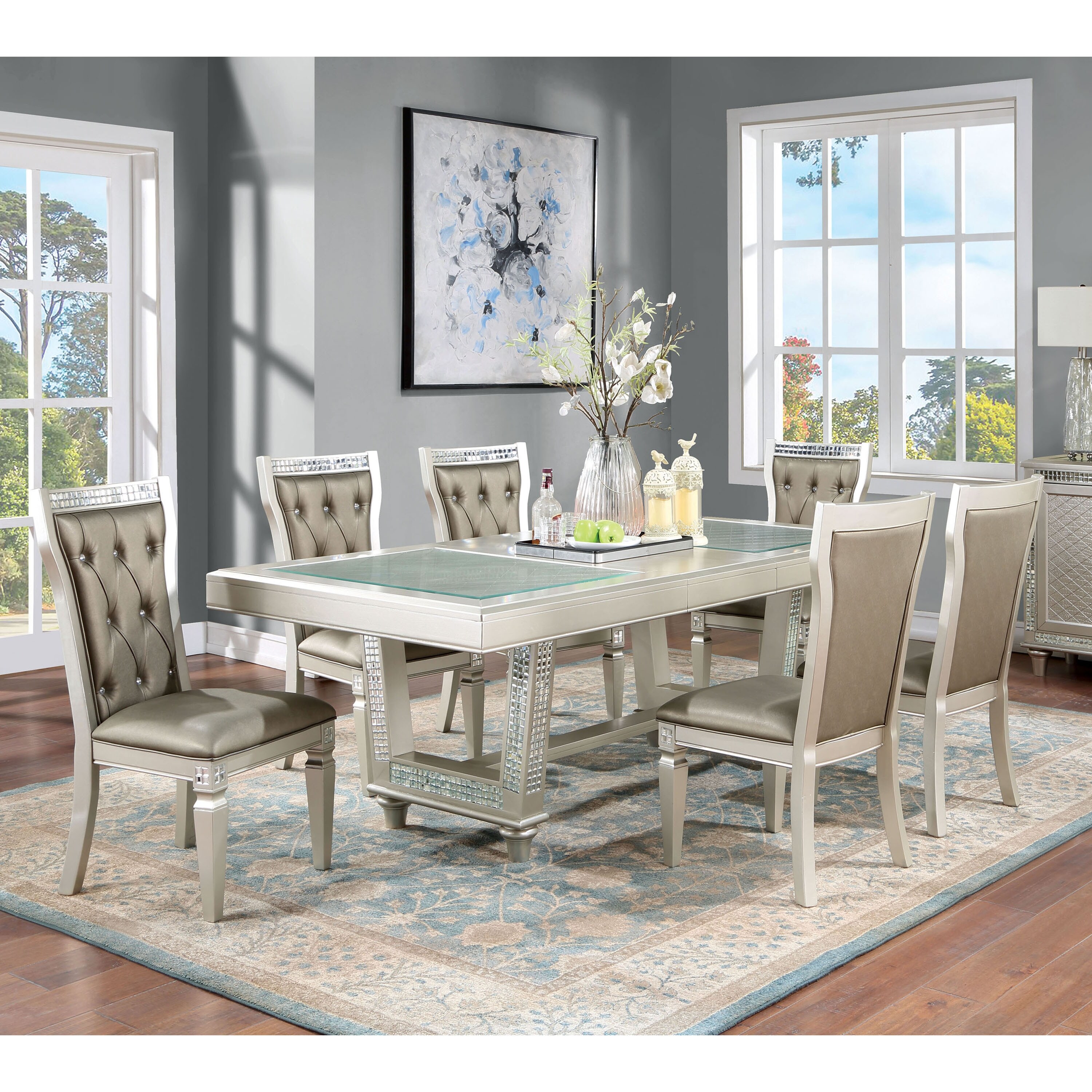 Champagne dining set deals