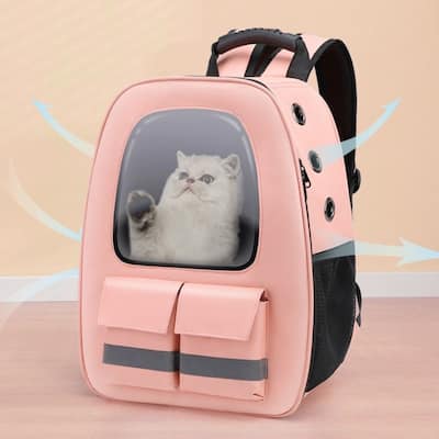 Pet Breathable Traveling Backpack - 16.5 in * 9 in * 7.5 in