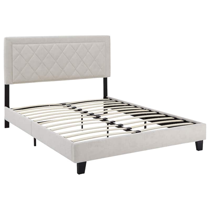 Dartington Velvet Fabric Platform Bed by iNSPIRE Q Modern