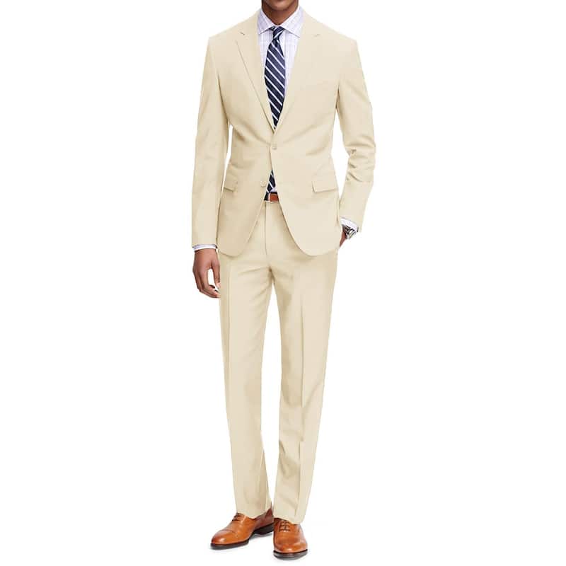 Braveman Men's Classic Fit Two-Piece Suit - 40S - Ivory
