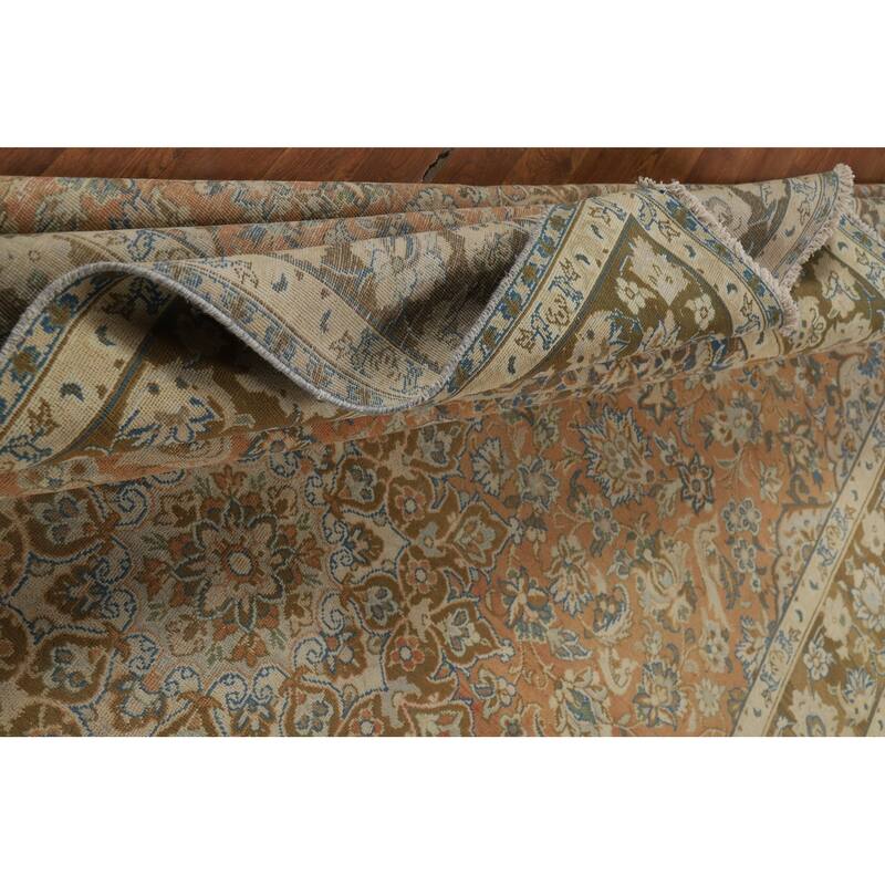 Traditional Floral Najafabad Persian Area Rug Handmade Wool Carpet - 8'1" x 11'8"