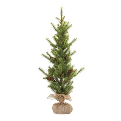 Potted Pine Artificial Christmas Tree - 3' - Unlit