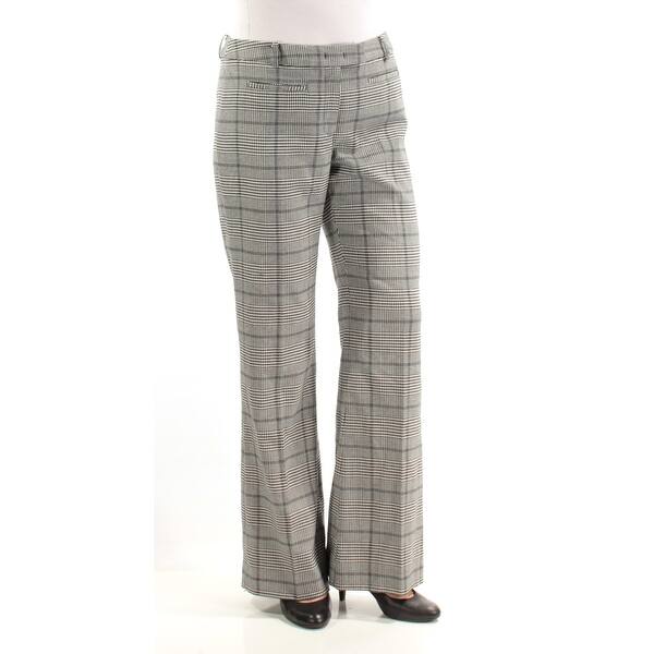 Shop Anne Klein Womens Black Plaid Pants Size 12 Overstock