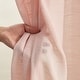 preview thumbnail 12 of 87, HLC.me Madison Faux Linen Textured Sheer Privacy Sun Light Filtering Window Grommet Thick Curtains Panels, Set of 2