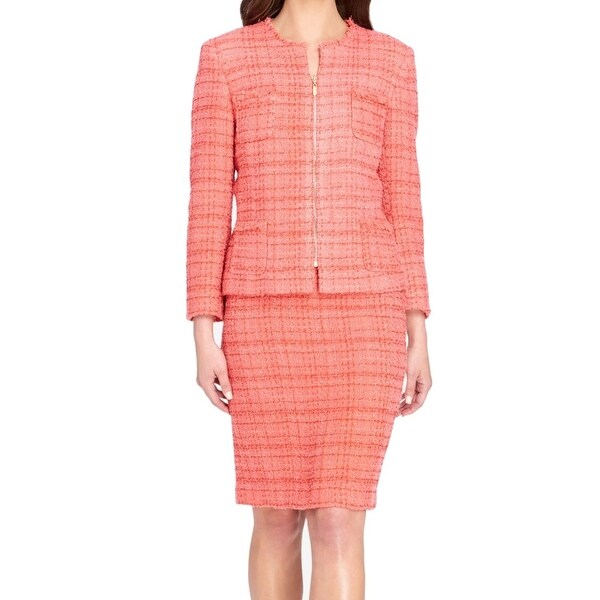 coral women's dress suits