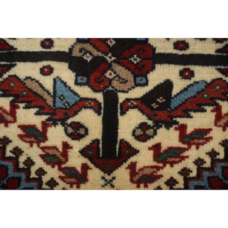 Hand Knotted Oriental 100% Wool Carpet Traditional Tribal Red Yalameh Area Rug - 10' 0'' X 6' 10''