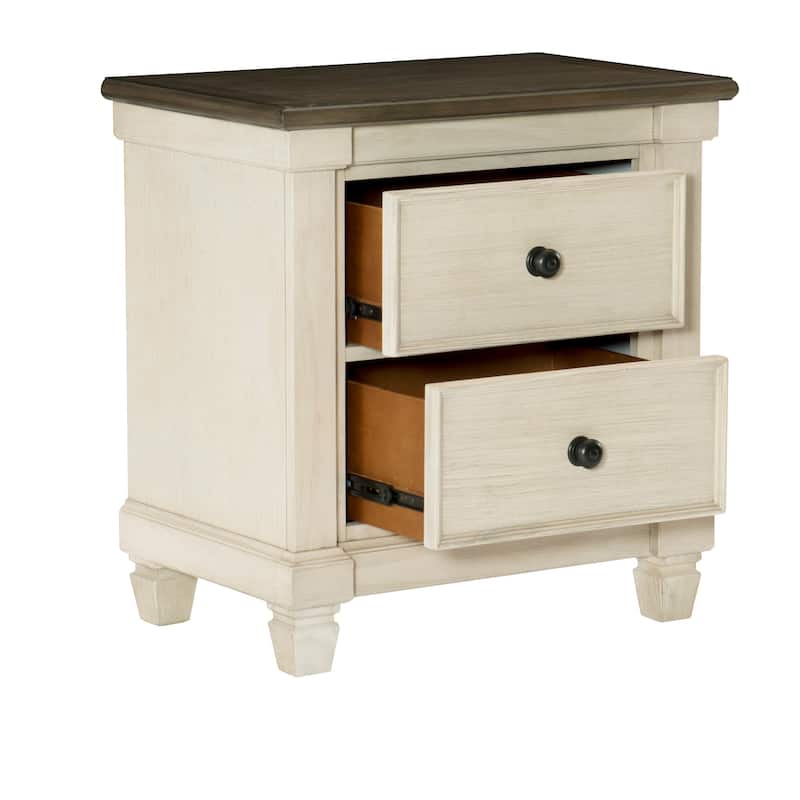 1pc Nightstand of 2x Drawers