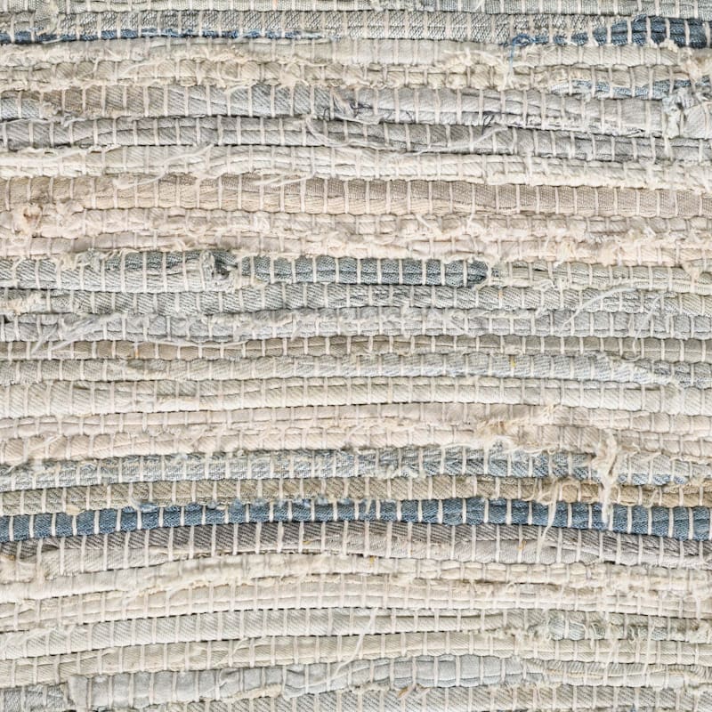 Mia 50" Upholstered Entryway Bench with Cotton Seat by Sevita - 50" L x 17" W x 18" H