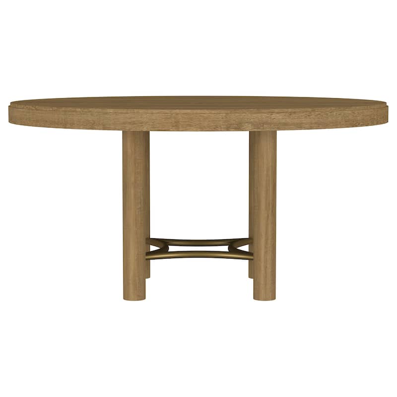 Arini 60-inch Round Wood Dining Room Table Sand Wash