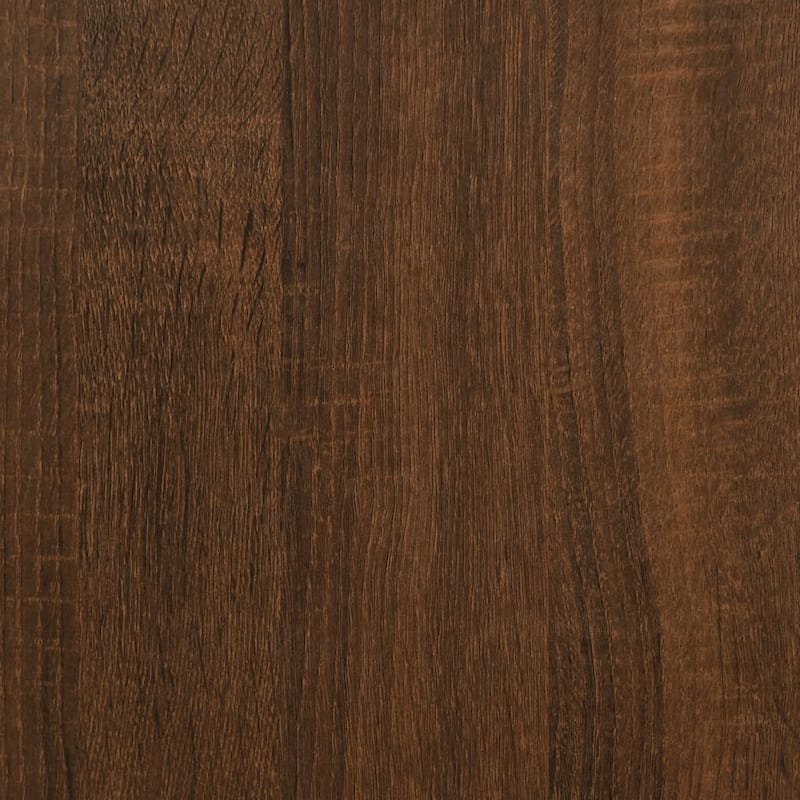 vidaXL Coffee Table White/Black/Brown Oak/Smoked Oak 40.2"x19.7"x13.8" Engineered Wood - 40.2" x 19.7" x 13.8"
