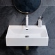 preview thumbnail 13 of 13, Claire 24” Rectangle Wall-Mount Bathroom Sink