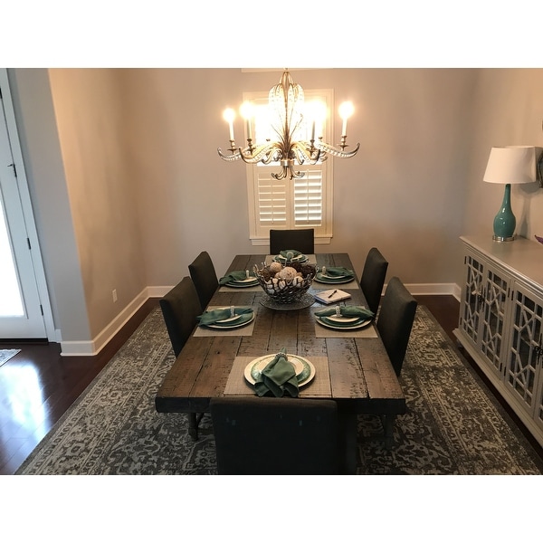 Top Product Reviews For Blake Reclaimed Wood And Concrete Dining Table By Inspire Q Artisan 22974143 Overstock