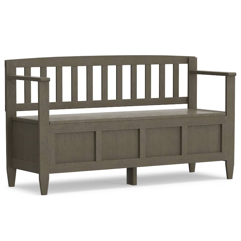 WYNDENHALL Riverside 48 inch Wide Entryway Storage Bench - 20 inch wide