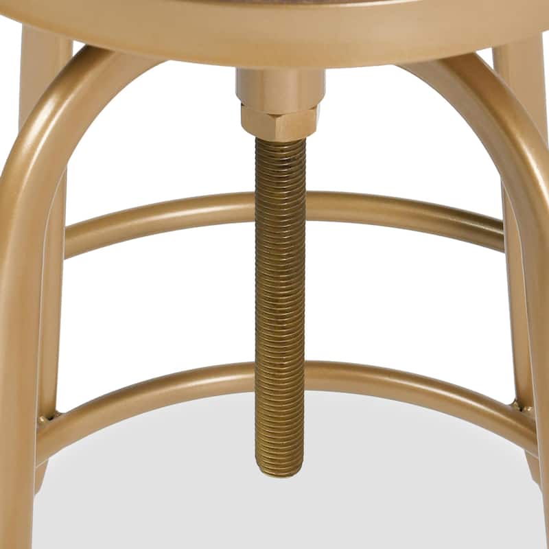 Classic Home Piper Adjustable Counter Stool Brass
