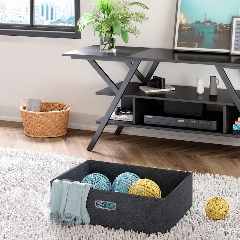 55 inch LED TV Stand for TVs up to 65 inch Media Console Entertainment Center with Drawer