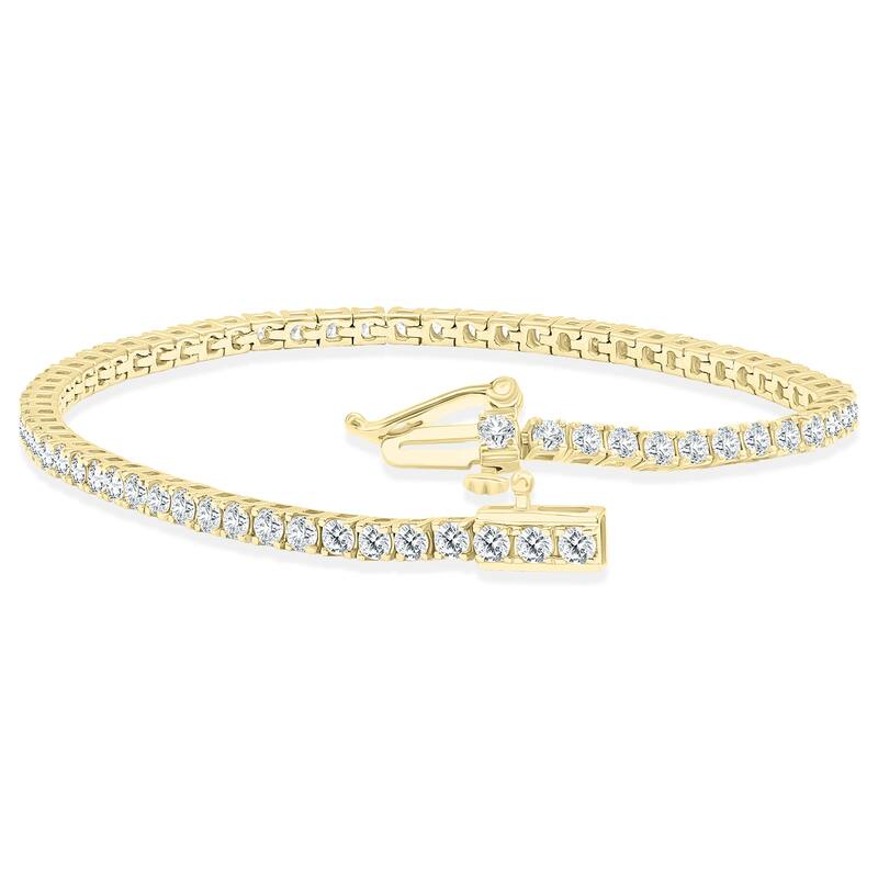 Marquee 3 Carat TW Diamond Tennis Bracelet in 14K Yellow Gold