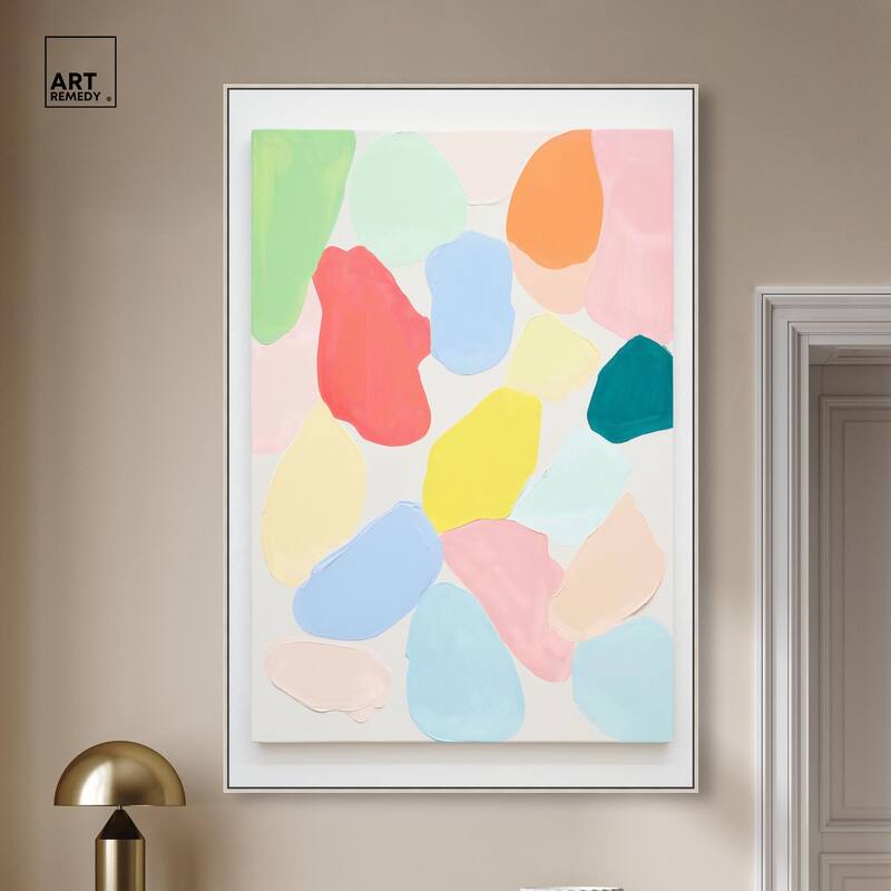 Sorbet Smudges II Canvas by Art Remedy