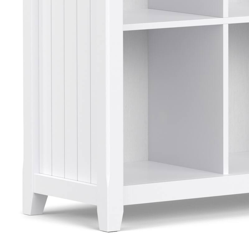 WYNDENHALL Normandy SOLID WOOD 48x44 inch Transitional 9 Cube Bookcase and Storage Unit - 44 Inches wide