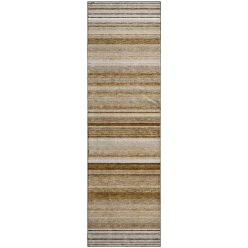 Premium Washable Super Soft Ombre Cabana Stripe Mayfield Rug