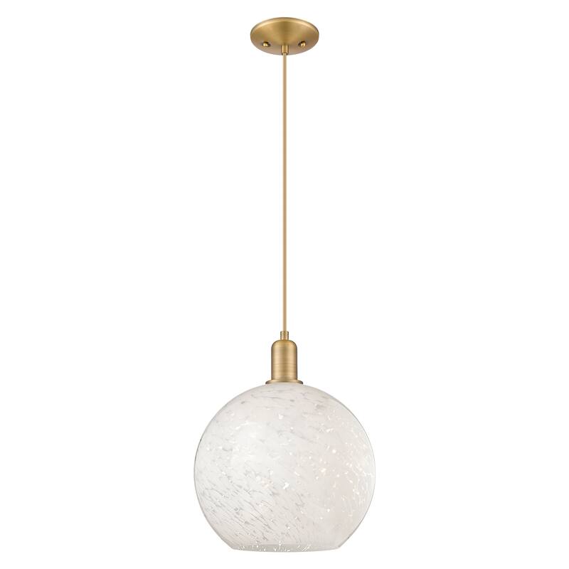 Innovations Lighting Endless Possibilities Arcadia - White Mouchette - 1 Light 12" Cord Hung Mini Pendant