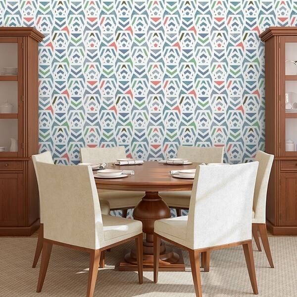 Shop Circle Art Group Removable Wallpaper Tile Geometric Pastel