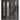 SartoDoors Lucia 2366 | Closet Door Bi-fold Door | Solid Wood w/ Glass | Hardware Set | 18x80, Matte Black Bedroom Door