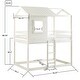 preview thumbnail 9 of 15, Deer Blind House Bunk Bed Twin Over Twin Bunk Bed for Kids, Bunk Beds, Playhouse Twin Bunk Bed, Wooden Bunk Beds for Kids