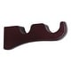 preview thumbnail 13 of 41, Mix & Match Wood Single / Double Curtain Rod Bracket Double Bracket - Antique Mahogany (2-Pack)