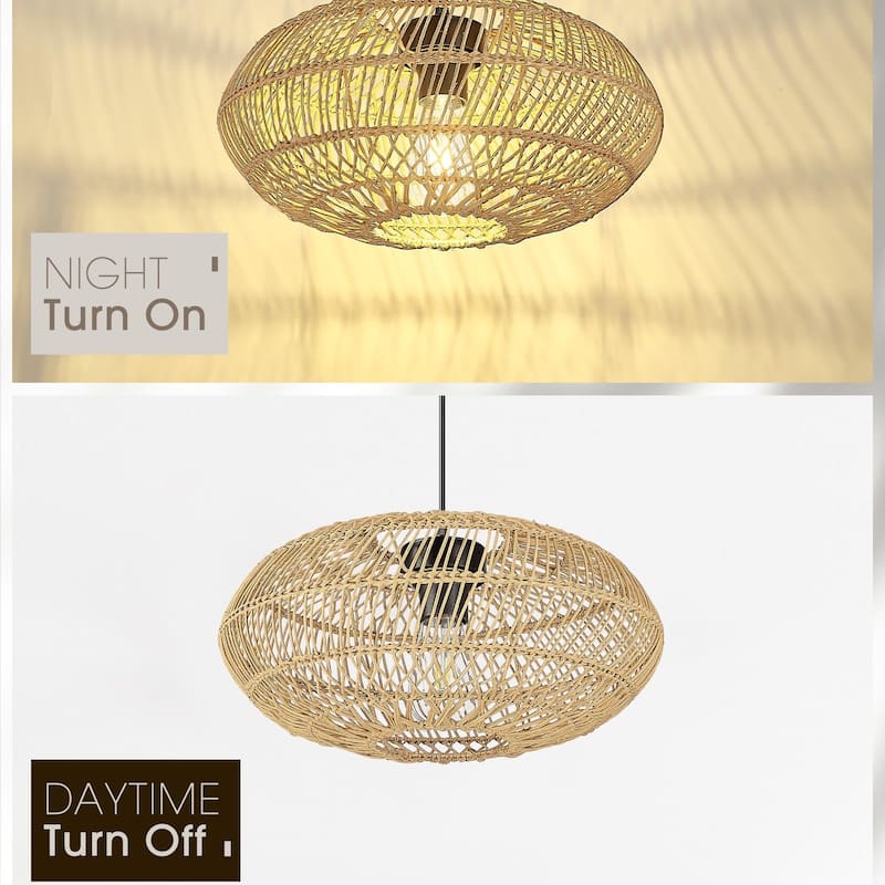 16''Rattan Pendant Light