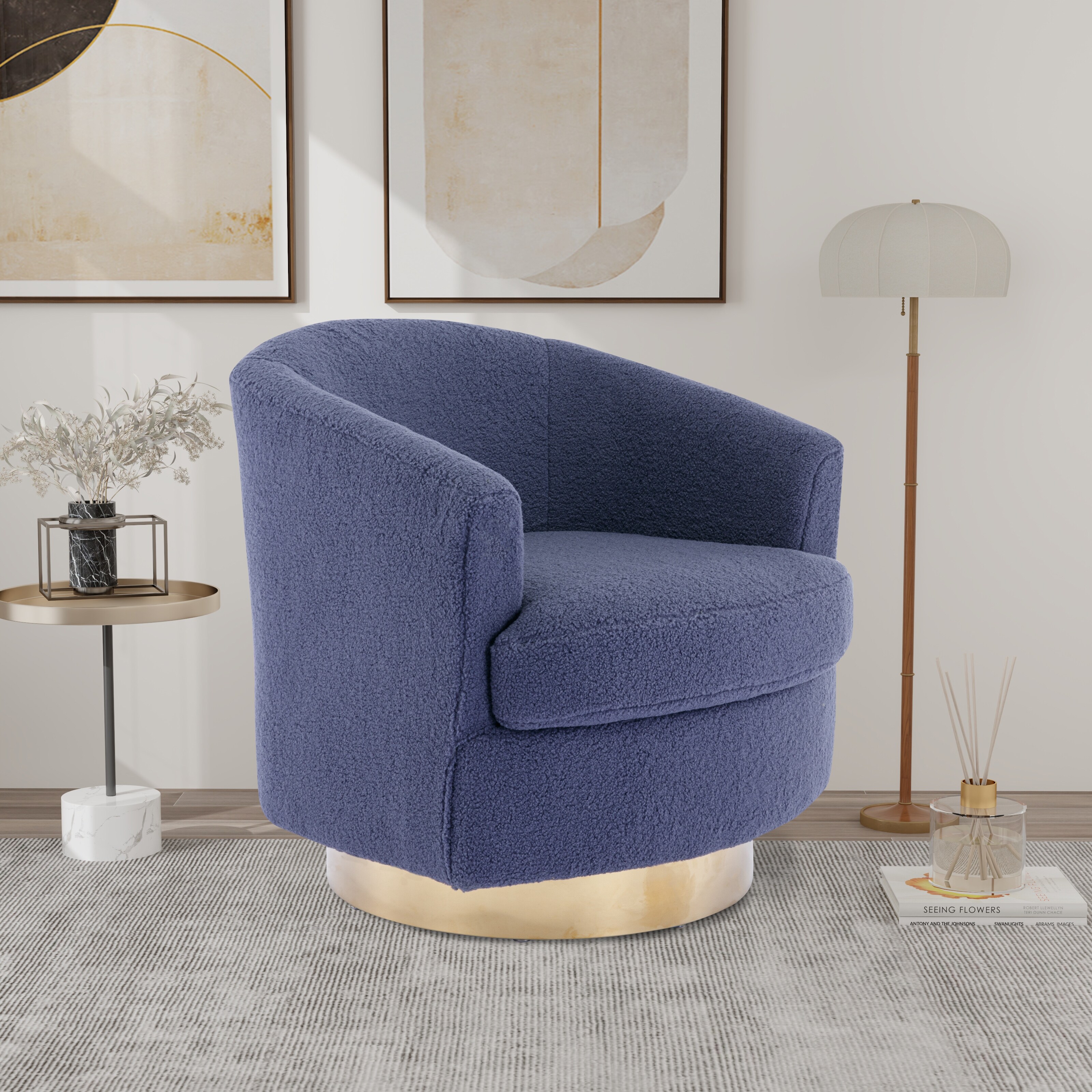 Comfy swivel accent discount chair