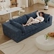 preview thumbnail 59 of 147, Modular Sectional Sofa Corduroy Upholstered Sleeper Sofa Convertible Cloud Accent Couch Deep Seat Chaise Lounge, DIY Combination