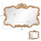 preview thumbnail 5 of 5, Allan Andrews Gold Ornate Framed Decorative Wall and Accent Mirror - 38"W x 27"H