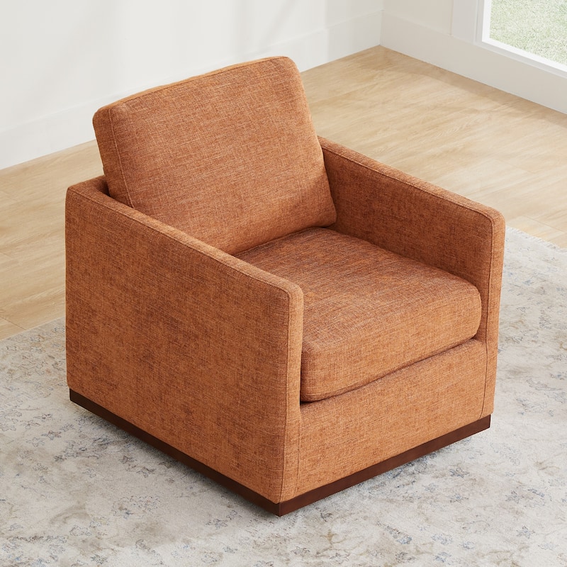Spruce & Spring Shane Modern Swivel Accent Arm Chair