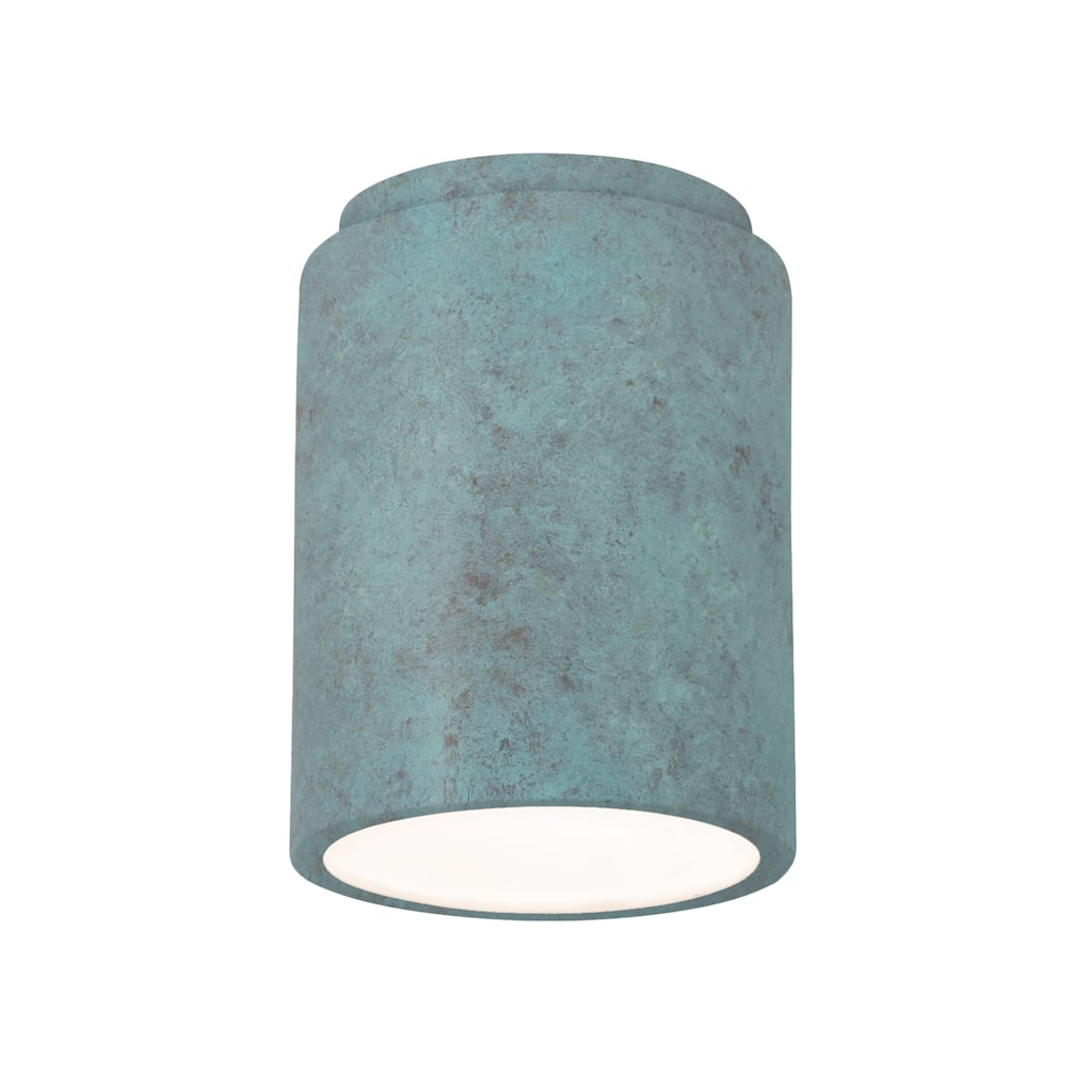 Justice Design Radiance - Cylinder Flush-Mount - Replaceable Bulb