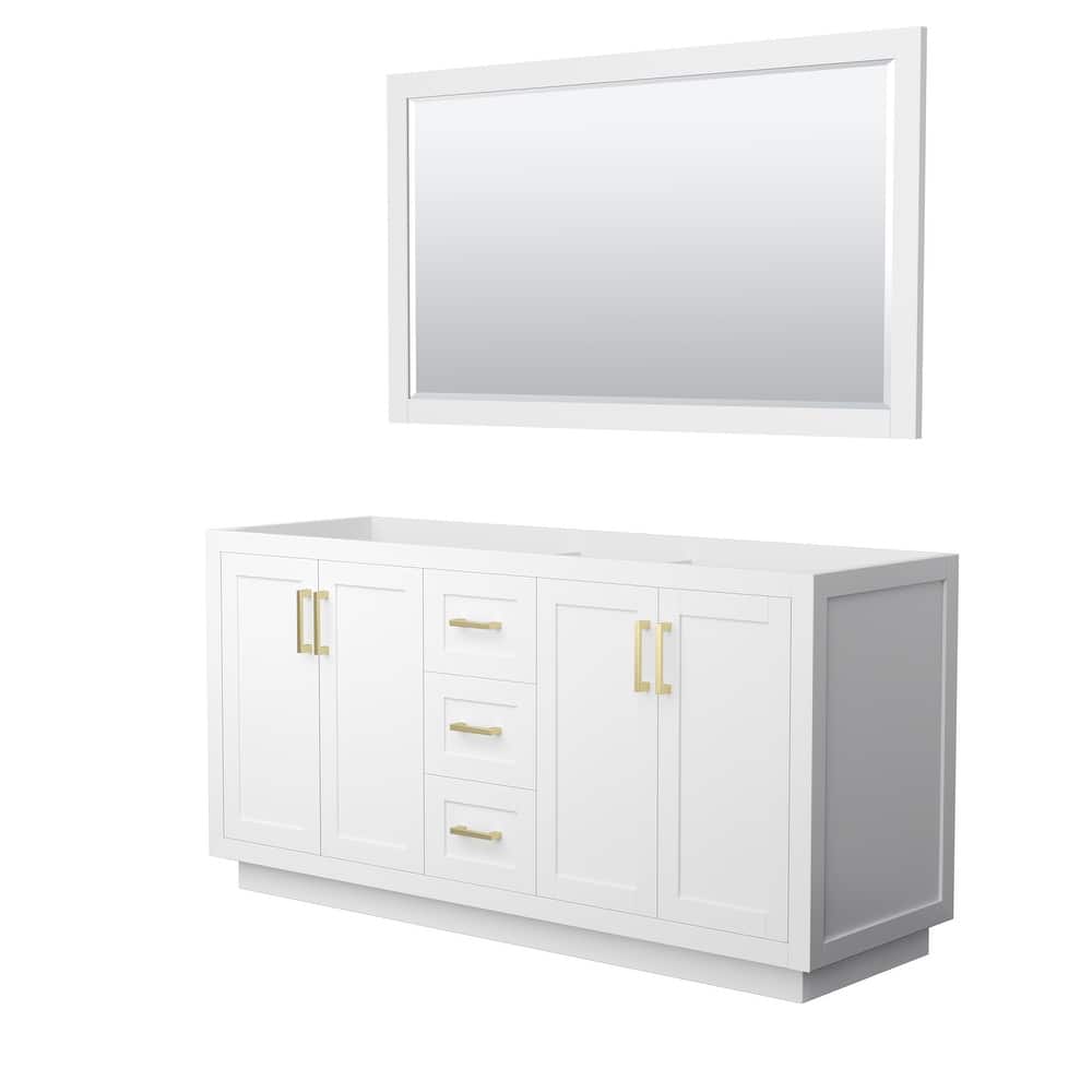 Miranda Bathroom Vanity Cabinet, 58-Inch Mirror
