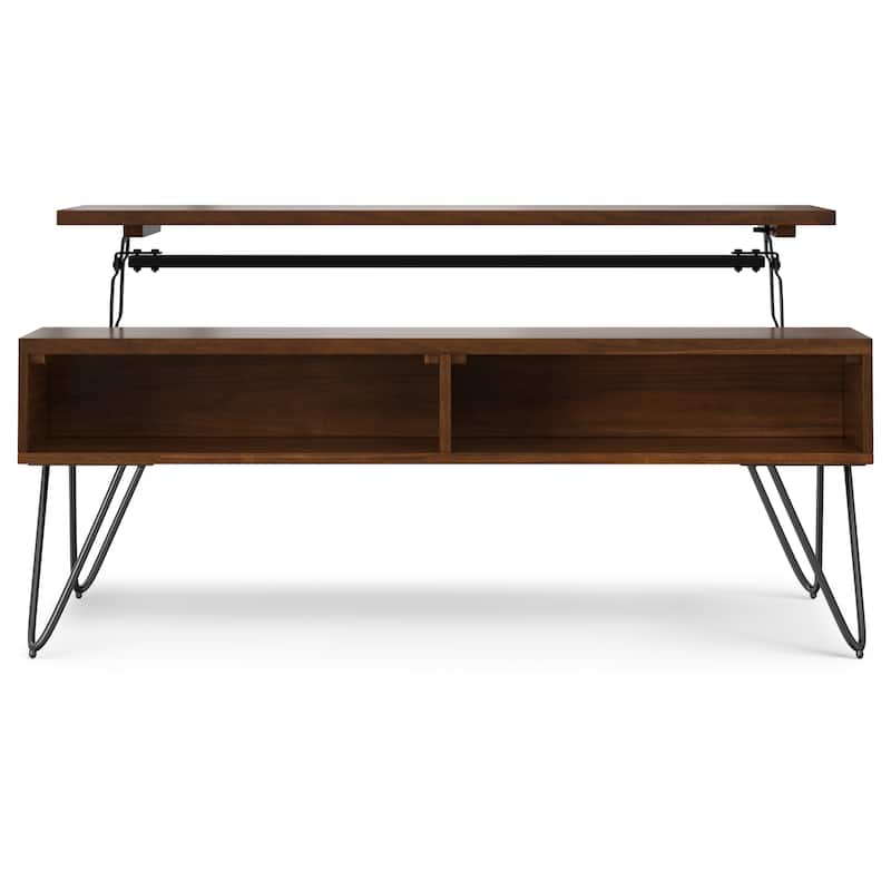 Moreno Rectangle Industrial Lift Top Coffee Table