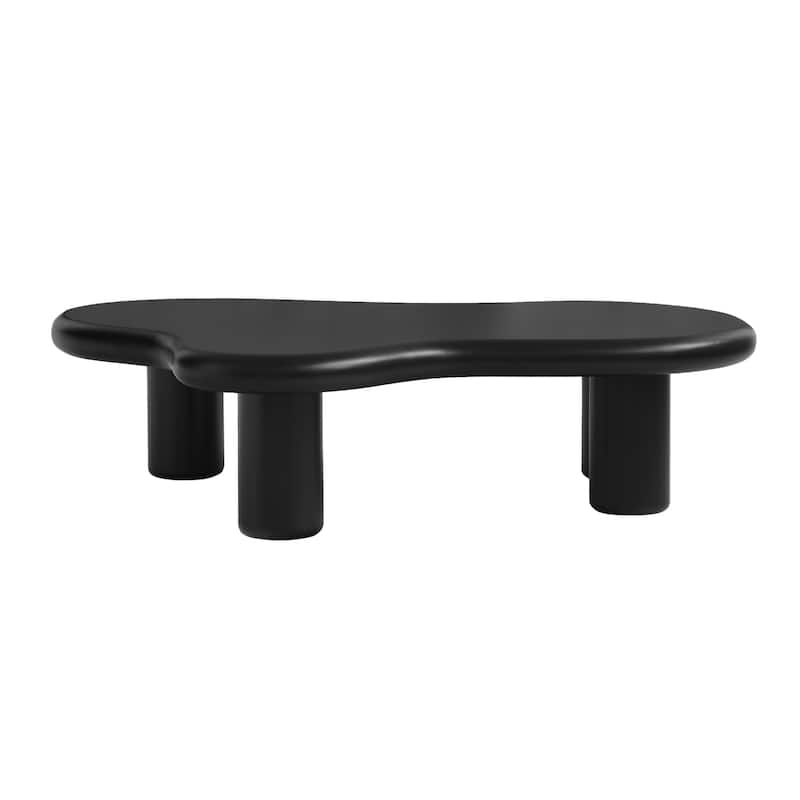 Irregular Shaped Coffee Table, Fashion Curved Coffee Table Sofa Low Table