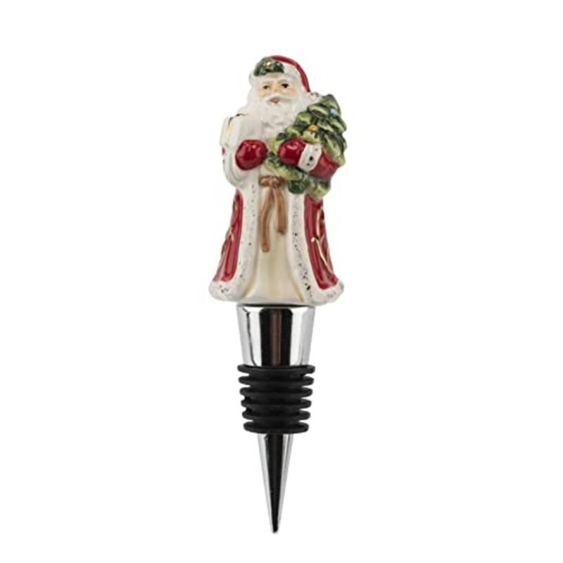 Spode Christmas Bottle Stopper - Santa