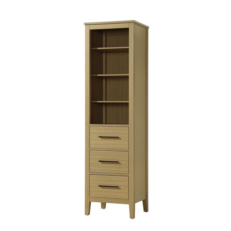 Laura 16-28 Inch Open Shelving Bath Storage Cabinet